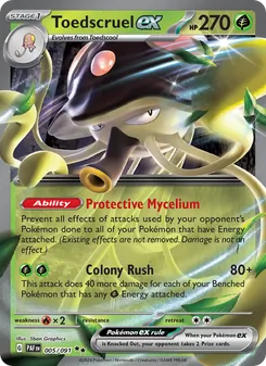Toedscruel ex (Paldean Fates #005)