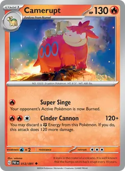 Camerupt (Paldean Fates #012)