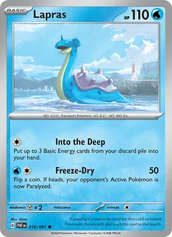 Lapras (Paldean Fates #016)