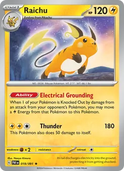 Raichu (Paldean Fates #019)