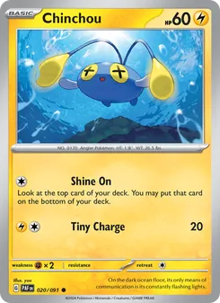 Chinchou (Paldean Fates #020)