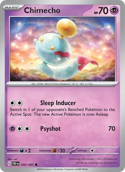 Chimecho (Paldean Fates #030)