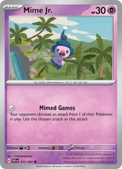 Mime Jr. (Paldean Fates #031)