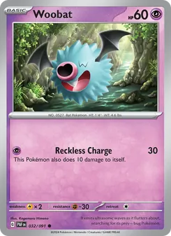 Woobat (Paldean Fates #032)