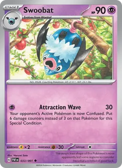 Swoobat (Paldean Fates #033)