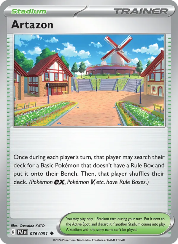 Artazon — Paldean Fates #076 (Pokémon TCG card)