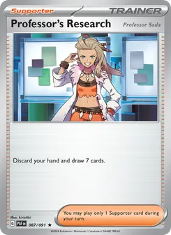 Professor's Research (Paldean Fates #087)