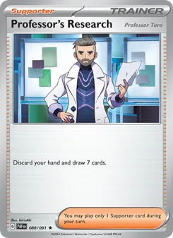 Professor's Research (Paldean Fates #088)