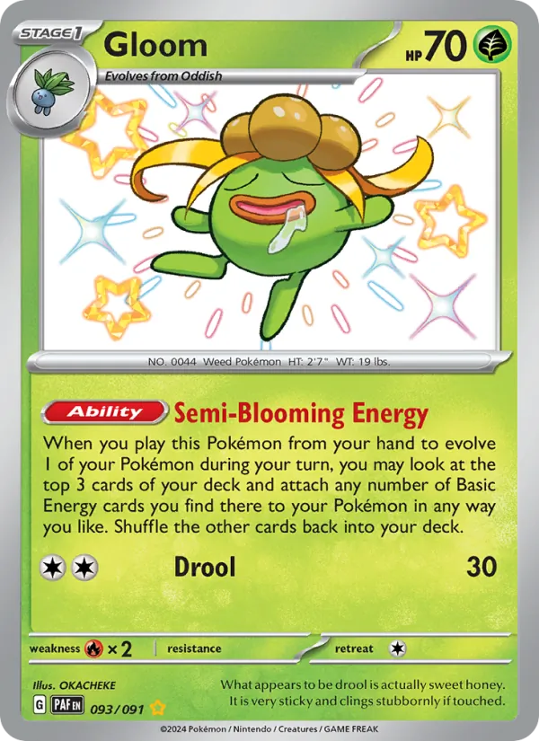 Gloom — Paldean Fates #093 (Pokémon TCG card)