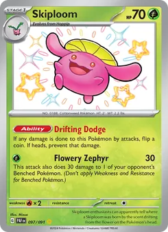 Skiploom (Paldean Fates #097)