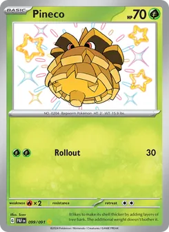 Pineco (Paldean Fates #099)