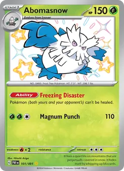 Abomasnow (Paldean Fates #101)
