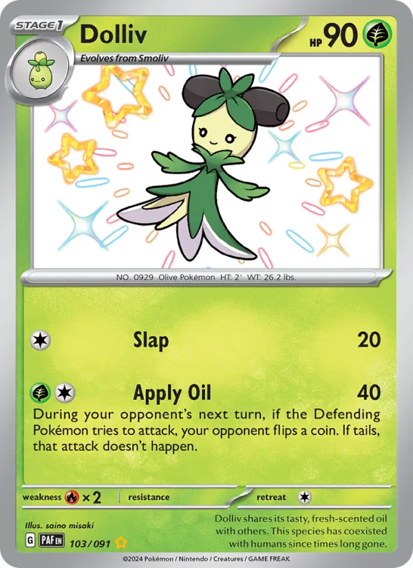 Dolliv — Paldean Fates #103 (Pokémon TCG card)