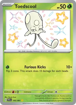 Toedscool (Paldean Fates #105)