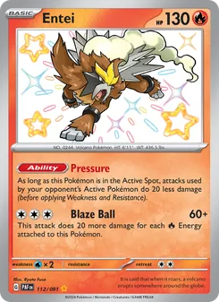Entei (Paldean Fates #112)