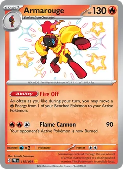 Armarouge (Paldean Fates #115)
