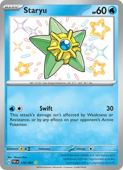 Staryu (Paldean Fates #118)