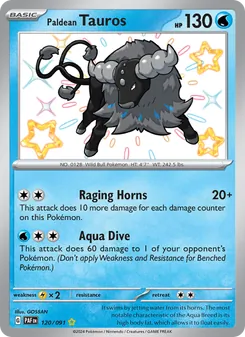 Paldean Tauros (Paldean Fates #120)