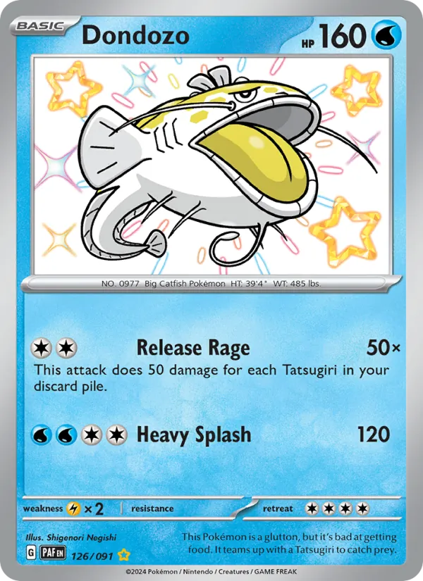 Dondozo — Paldean Fates #126 (Pokémon TCG card)