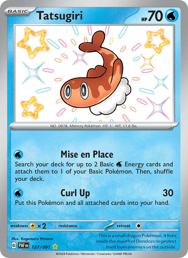 Tatsugiri — Paldean Fates #127 (Pokémon TCG card)