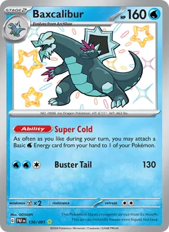 Baxcalibur (Paldean Fates #130)