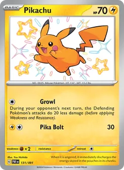 Pikachu (Paldean Fates #131)