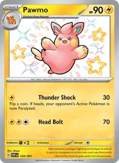 Pawmo (Paldean Fates #143)