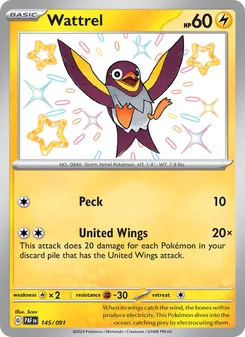 Wattrel (Paldean Fates #145)