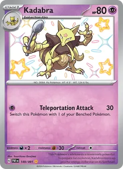 Kadabra (Paldean Fates #149)