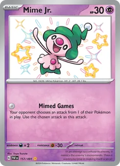 Mime Jr. (Paldean Fates #157)