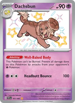 Dachsbun (Paldean Fates #161)