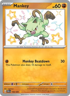 Mankey (Paldean Fates #169)