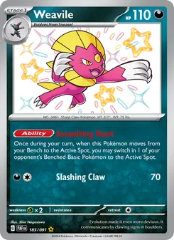 Weavile (Paldean Fates #183)