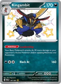 Kingambit (Paldean Fates #187)
