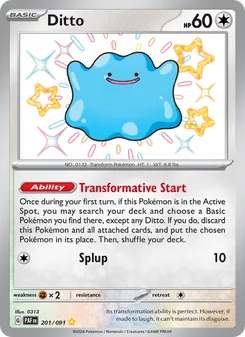 Ditto (Paldean Fates #201)