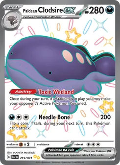 Paldean Clodsire ex (Paldean Fates #219)