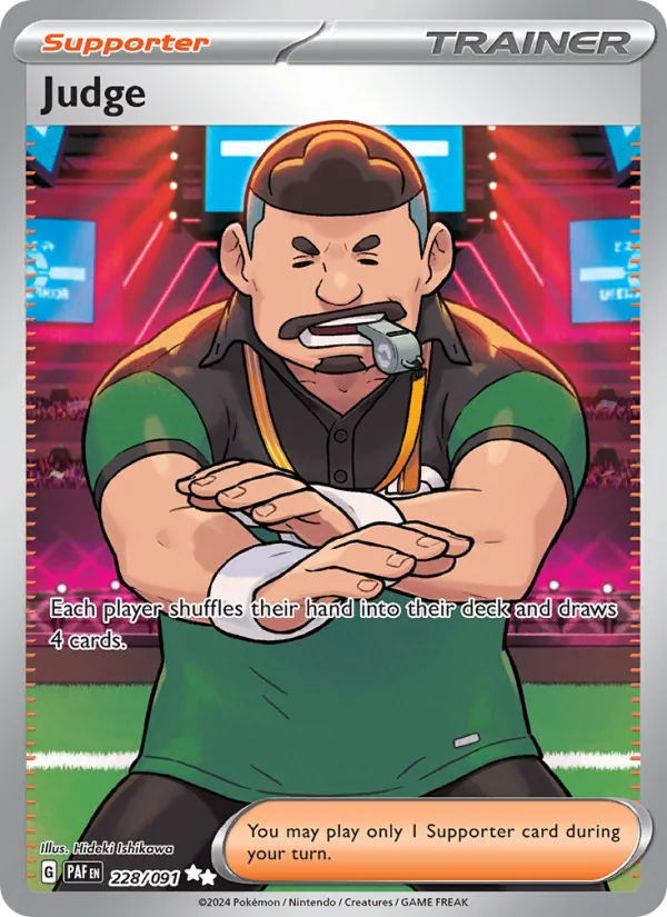 Judge — Paldean Fates #228 (Pokémon TCG card)