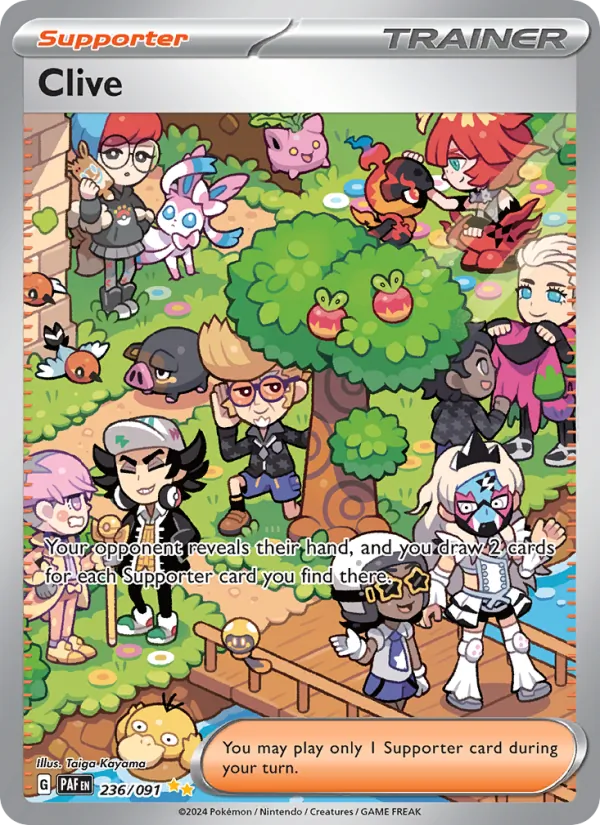 Clive — Paldean Fates #236 (Pokémon TCG card)