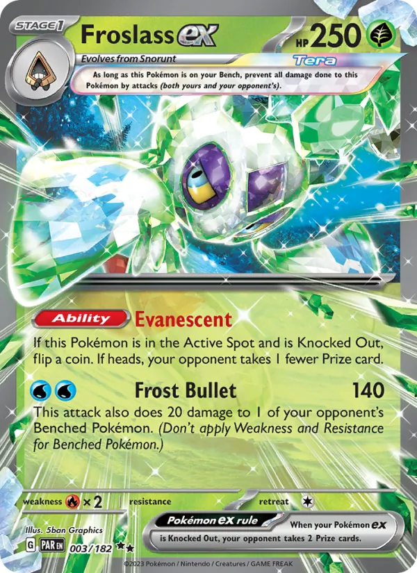 Froslass ex — Paradox Rift #003 (Pokémon TCG card)