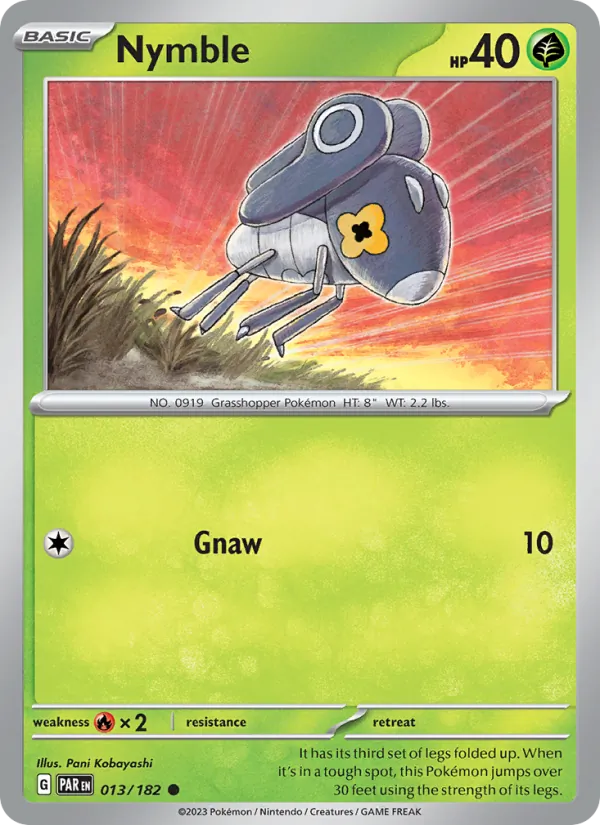 Nymble — Paradox Rift #013 (Pokémon TCG card)
