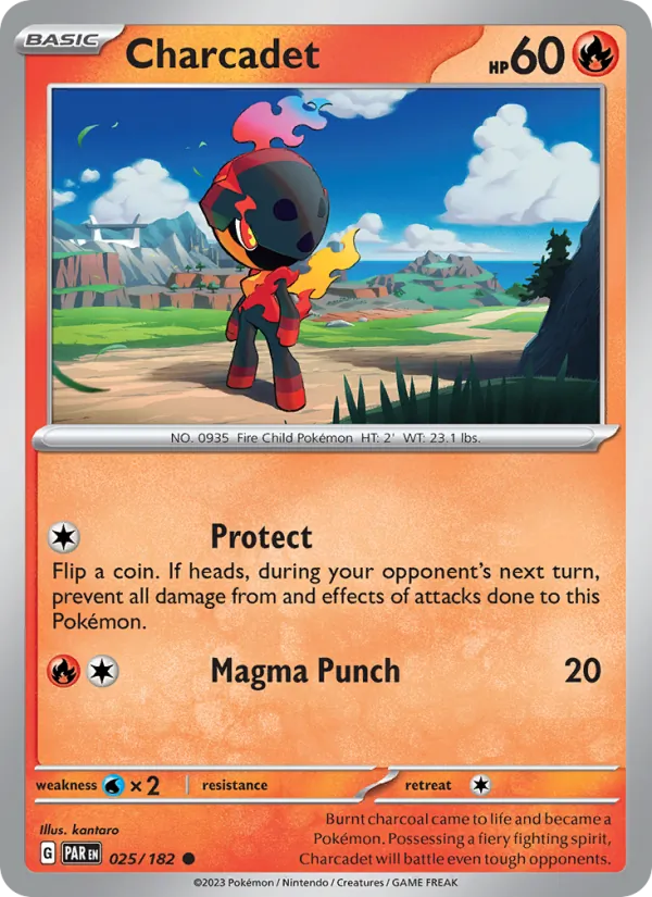 Charcadet — Paradox Rift #025 (Pokémon TCG card)