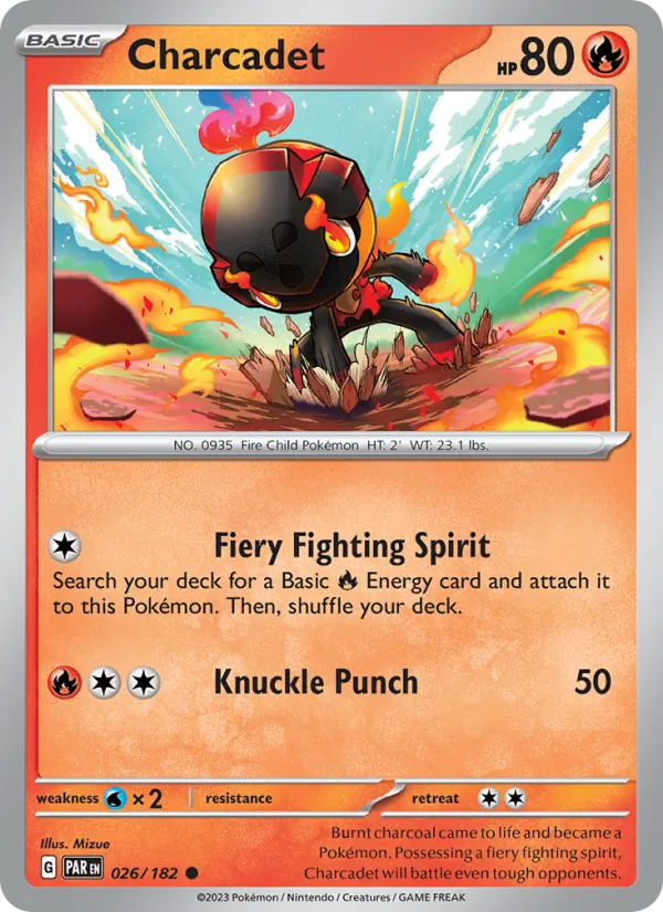 Charcadet — Paradox Rift #026 (Pokémon TCG card)
