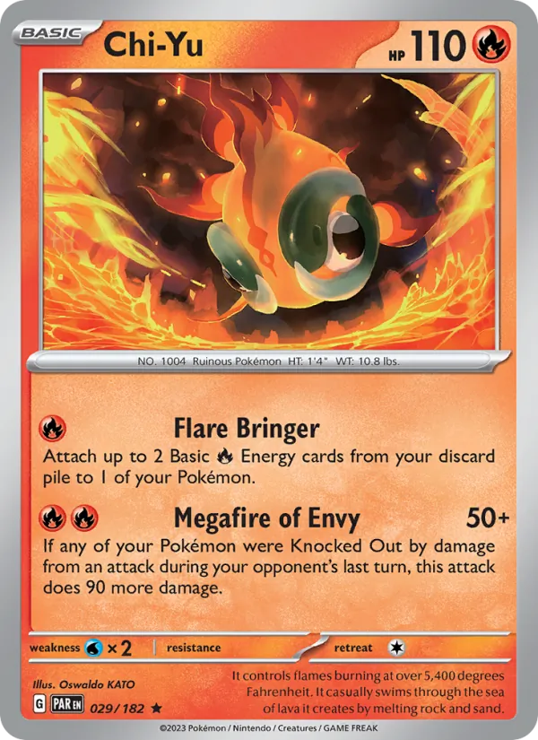 Chi-Yu — Paradox Rift #029 (Pokémon TCG card)