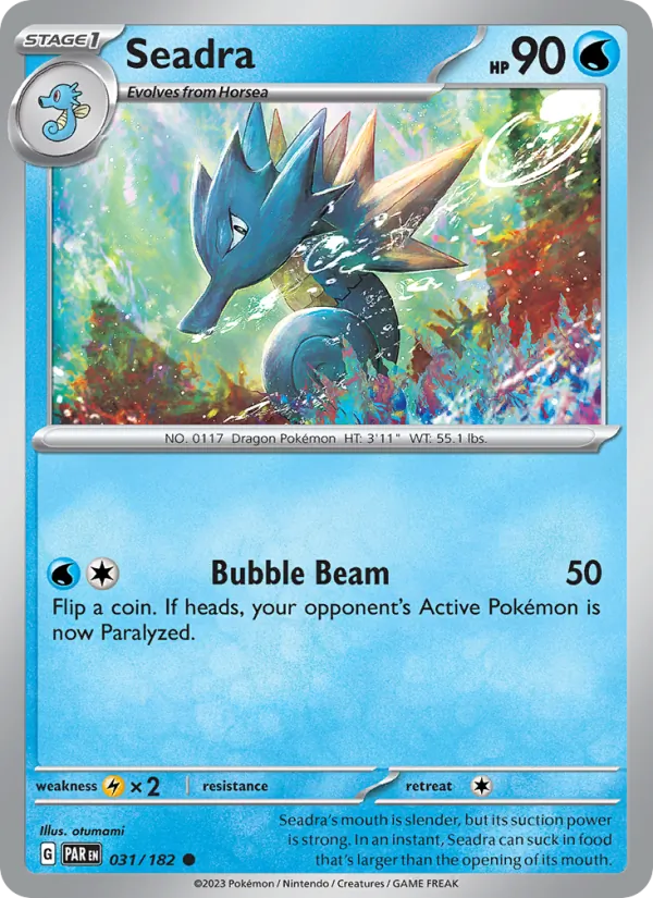 Seadra — Paradox Rift #031 (Pokémon TCG card)