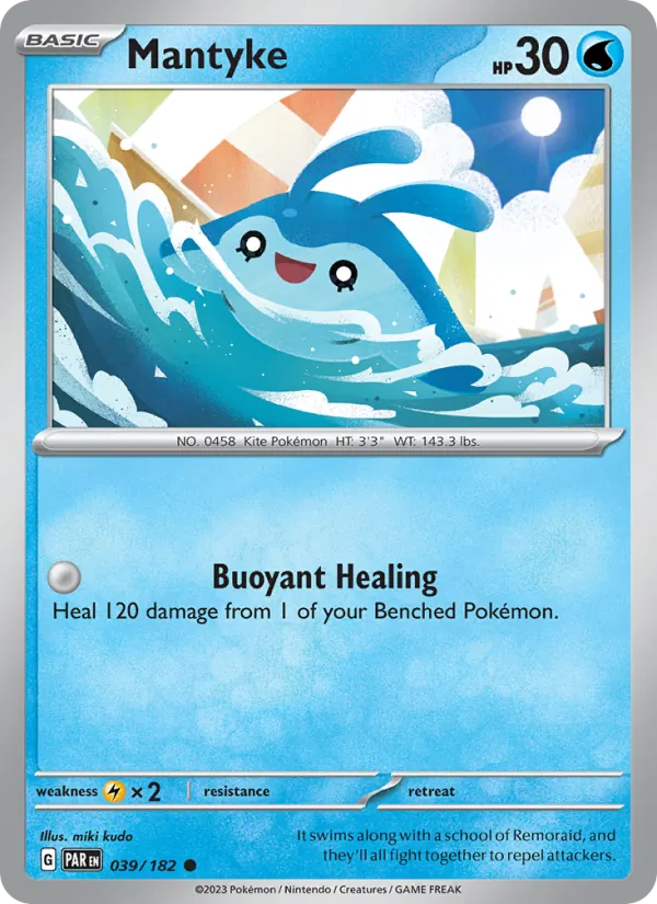 Mantyke — Paradox Rift #039 (Pokémon TCG card)