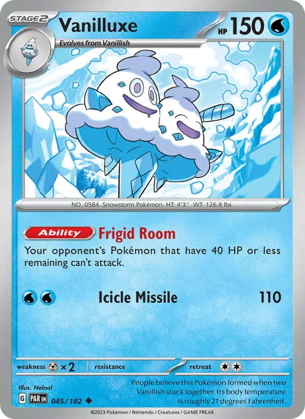 Vanilluxe — Paradox Rift #045 (Pokémon TCG card)