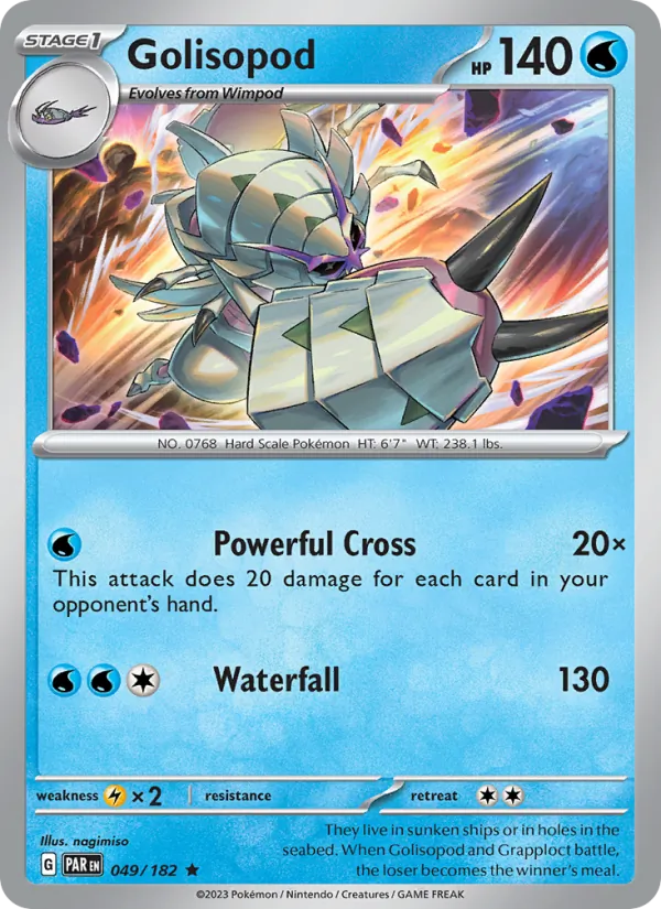 Golisopod — Paradox Rift #049 (Pokémon TCG card)