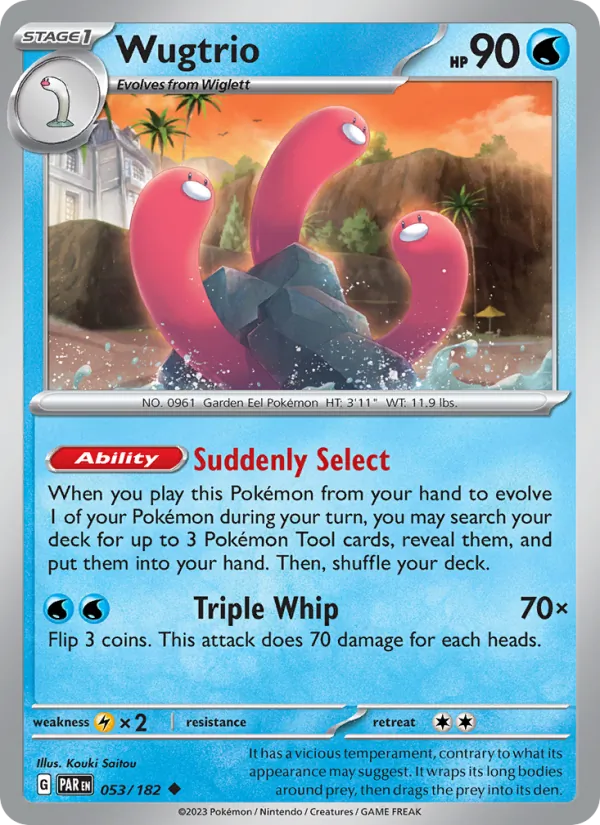 Wugtrio — Paradox Rift #053 (Pokémon TCG card)