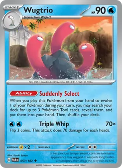 Wugtrio (Paradox Rift #053)