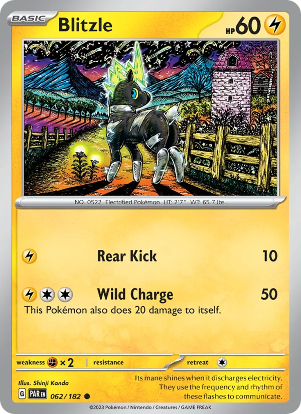Blitzle — Paradox Rift #062 (Pokémon TCG card)